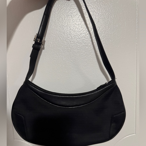 DKNY Y2K  Monogram Black Canvas & Leather Bag - Picture 3 of 5
